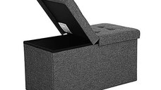 Cutie depozitare, Songmics, 80L, 300 Kg, LSF46GYZ, 76 x 38 x 38 cm