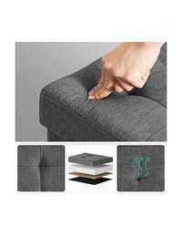 Cutie depozitare, Songmics, 80L, 300 Kg, LSF46GYZ, 76 x 38 x 38 cm - 4