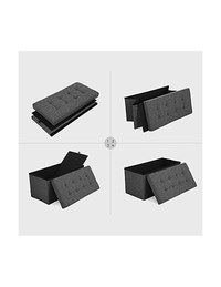 Cutie depozitare, Songmics, 80L, 300 Kg, LSF46GYZ, 76 x 38 x 38 cm - 5