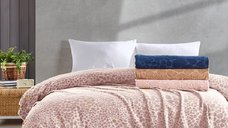 Cuvertura Camel Pudra 220x240 cm (Catifea)