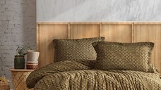 Cuvertura Enza Kaki 220x240 cm (Bumbac 100%)