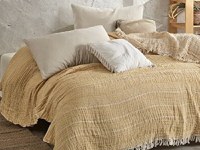 Cuvertura Pique Etno Hardal 220x240 cm (Bumbac 100%) - 1