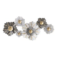 Decoratiune de perete din metal Daisy Pako World Auriu 131x64x9.5 cm - 1