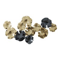 Decoratiune de perete din metal Merinda Pako World Auriu 88x47x5 cm - 1