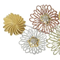 Decoratiune de perete din metal Tutsi Pako World Multicolor 102.9x5.1x43.2 cm - 2