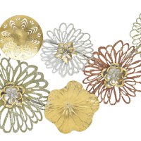 Decoratiune de perete din metal Tutsi Pako World Multicolor 102.9x5.1x43.2 cm - 3