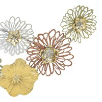 Decoratiune de perete din metal Tutsi Pako World Multicolor 102.9x5.1x43.2 cm - 4