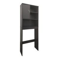 Dulap baie masina de spalat Tazien Gri inchis 60x24x168.5 cm - 1