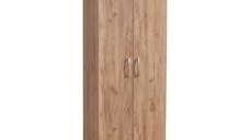 Dulap cu 2 usi Jonar din melamina stejar 60x42x180 cm