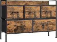 Dulap cu sertare Songmics maro 98.2x29x70 cm - 1