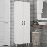 Dulap de baie Arizona Alb 59.4x161.5x31.5 cm - 1