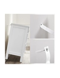 Dulap de depozitare pentru chiuveta, Vasagle, 2 usi, Alb, 90 x 30 x 60 cm - 7