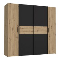 Dulap dormitor Bekerk Pako World Maro inchis 200x61.5x190.5 cm - 1