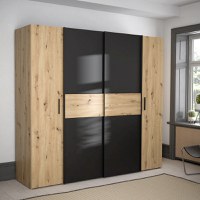Dulap dormitor Bekerk Pako World Maro inchis 200x61.5x190.5 cm - 2