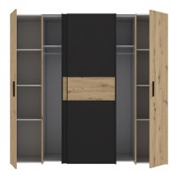 Dulap dormitor Bekerk Pako World Maro inchis 200x61.5x190.5 cm - 4