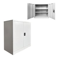 Dulap fiset din metal Armon Gri deschis 90x45x90 cm - 1