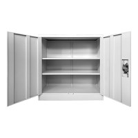 Dulap fiset din metal Armon Gri deschis 90x45x90 cm - 2
