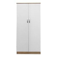 Dulap haine cu 2 usi Lego Alb Maro 80x42x180 cm - 4