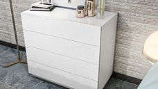 Dulap Lines Alb 90x45x81.6 cm