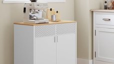 Dulap Metalic Fiset Songmics Alb 80x40x76 cm - Organizare Versatilă