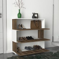 Dulap Pantofi Napolyon Alb-Walnut - 4
