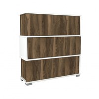 Dulap Pantofi Napolyon Alb-Walnut - 5