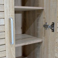 Dulap Pantofi Sante 21 Perechi Sonoma 60x37x183 cm - 4