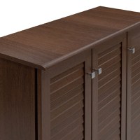 Dulap pantofi SANTΟ 16 perechi culoarea nuc 89.5x34.5x91.5cm - 7