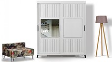 Dulap Pasific Home Fuga - 150 Parlak Beyaz Dolap