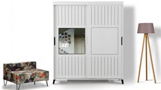Dulap Pasific Home Fuga - 150 Parlak Beyaz Dolap