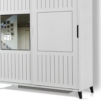 Dulap Pasific Home Fuga - 150 Parlak Beyaz Dolap - 6