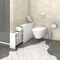 Dulap pentru Baie Smart Alb - 2