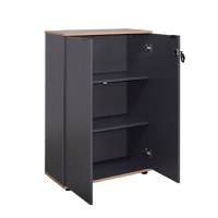 Dulap pentru birou Taker I, Pako World, Antracit, 72x34x109 cm - 3
