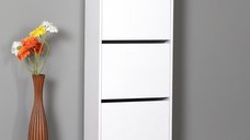 Dulap pentru Pantofi SHC-330 Alb - Design Modern si Practic