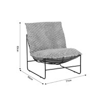 Fotoliu Chopie Pako World Gri 77x90x83cm - 7