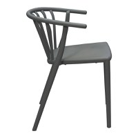 Fotoliu de gradina Armchair Pako World Gri inchis 55x53x73 cm - 3