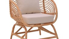 Fotoliu de gradina Caxen Boho Pako World Natural 72x63x75 cm