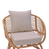 Fotoliu de gradina Caxen Boho Pako World Natural 72x63x75 cm - 6