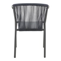 Fotoliu din aluminiu Convince, Pako World, Gri, Ratan, 56x63x82 cm - 5