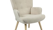 Fotoliu Fluffy Pako World Bej inchis 75x69x96 cm