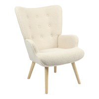 Fotoliu Fluffy Pako World Crem 75x69x96 cm - 1