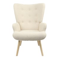 Fotoliu Fluffy Pako World Crem 75x69x96 cm - 3