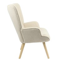 Fotoliu Fluffy Pako World Crem 75x69x96 cm - 4