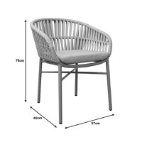 Fotoliu Frama, Pako World, Maro, 57x60x78 cm - 8