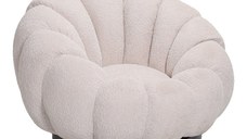 Fotoliu Nester boucle Bej 98x97x69 cm