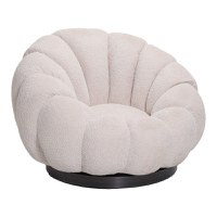 Fotoliu Nester boucle Bej 98x97x69 cm - 1