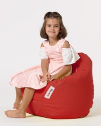 Fotoliu puf de gradina Premium Rosu 60x60x25 cm - 3