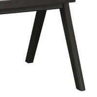 Fotoliu Winslow lemn de arbore de cauciuc negru - pvc ratan material culoare lemn natural - gri - 3