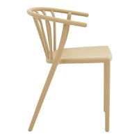 Fotoliu Zelma, Pako World, PP, Cappuccino, 55x53x73 cm - 3