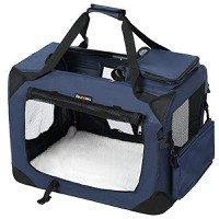 Geanta de transport animale, Feandrea, Albastru-Negru, 70.0x52.0x52.0 cm - 2
